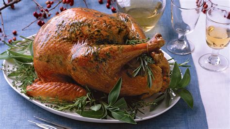 herbed-roasted-turkey-recipe-martha-stewart image
