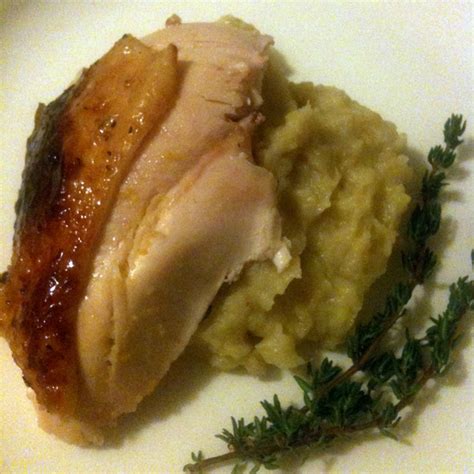 honey-baked-chicken-with-mashed-sweet-potatoes image