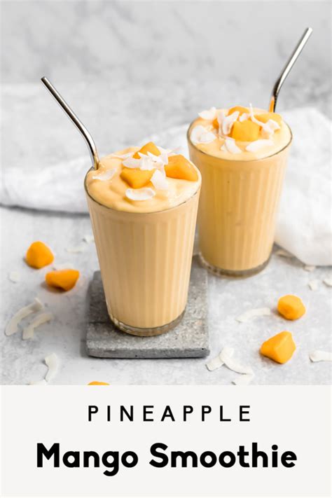 pineapple-mango-smoothie-with-a-boozy-option image