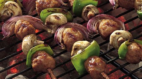 grilled-sweet-and-sour-meatball-kabobs image