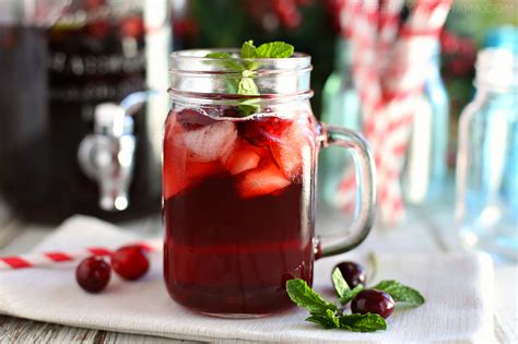 festive-cranberry-mint-iced-tea-the image