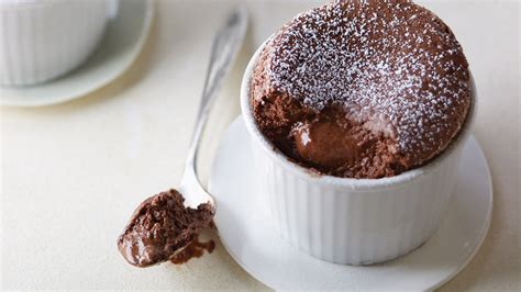 individual-chocolate-souffles-recipe-martha-stewart image