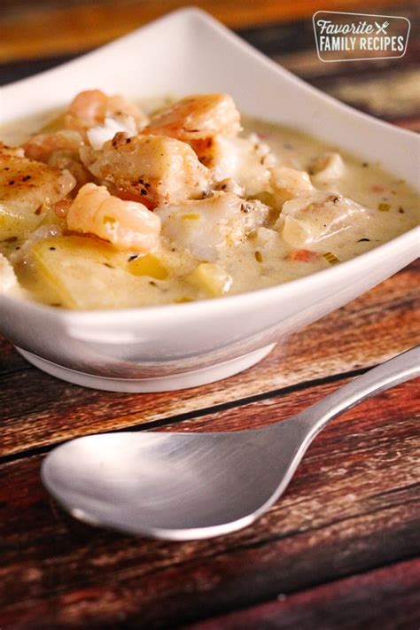 thick-and-hearty-seafood-chowder-favorite-family image