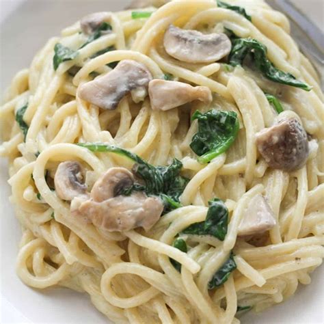 creamy-mushroom-and-spinach-pasta-cook-it-real-good image