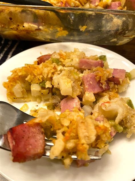 easy-ham-and-potato-casserole-recipe-southern-home image