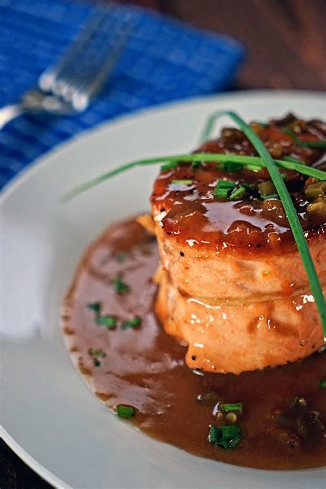 pan-seared-salmon-with-apricot-jalapeno-butter-sauce image