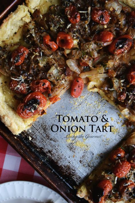 tomato-and-onion-tart-living-the-gourmet image