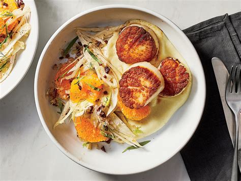 pan-seared-scallops-with-fennel-and-citrus-cooking-light image
