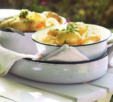 new-potatoes-with-lemon-chive-butter-recipe-bbc image