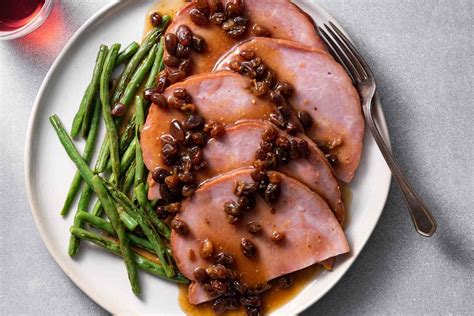 classic-raisin-sauce-recipe-for-baked-ham-the-spruce-eats image