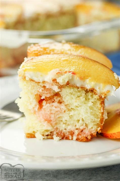 peaches-and-cream-poke-cake-butter image
