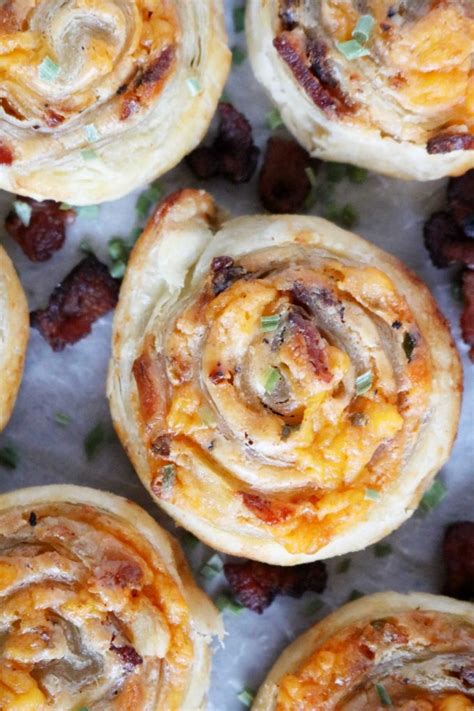 puff-pastry-pinwheels-with-bacon-and-cheddar-the image