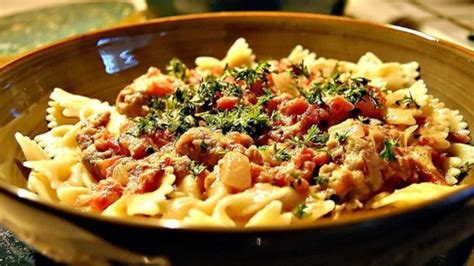 bow-ties-with-sausage-tomatoes-and-cream-allrecipes image