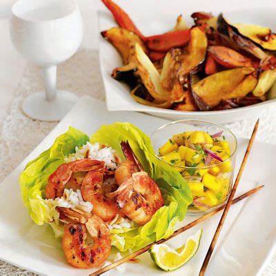 grilled-shrimp-with-mango-salsa-seafood-dinner image
