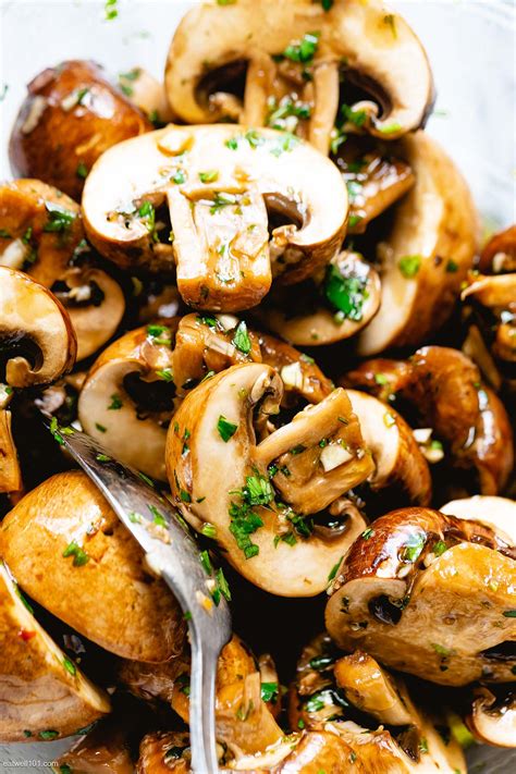 marinated-mushroom-salad-recipe-easy-mushrooms image