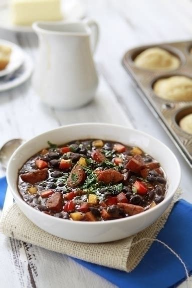 easy-black-bean-soup-with-andouille image