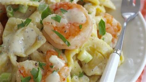shrimp-pasta-salad-with-a-creamy-lemon-dressing image