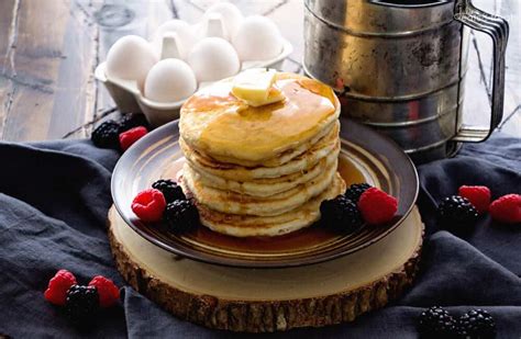 easy-homemade-pancakes-recipe-julies-eats-treats image