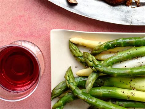 asparagus-with-garlic-dip-recipe-food-network image