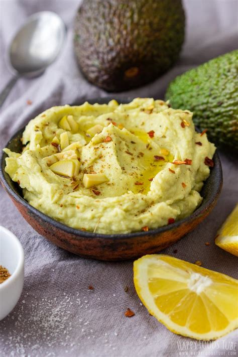 tahini-free-avocado-hummus-recipe-happy-foods-tube image