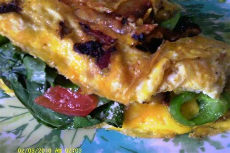 indian-spinach-cheese-omelet-recipe-foodcom image