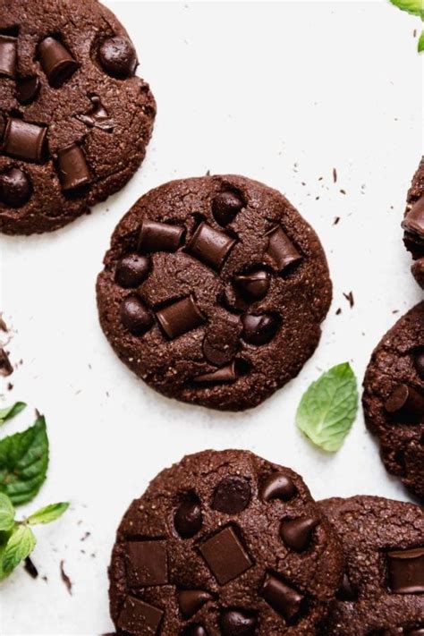 low-sugar-double-chocolate-mint-cookies-the-real image