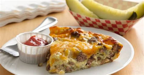 impossible-cheeseburger-pie-without-bisquick image