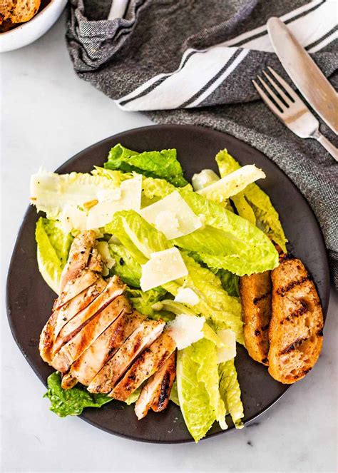 grilled-chicken-caesar-salad-recipe-simply image