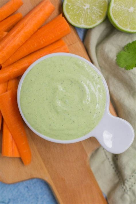 healthy-cilantro-lime-sauce-the-clean-eating-couple image