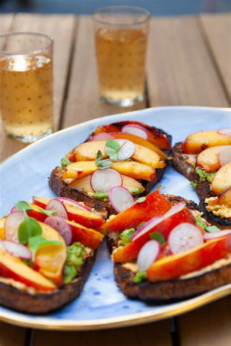 grilled-peach-pimiento-cheese-toasts-everyday-annie image