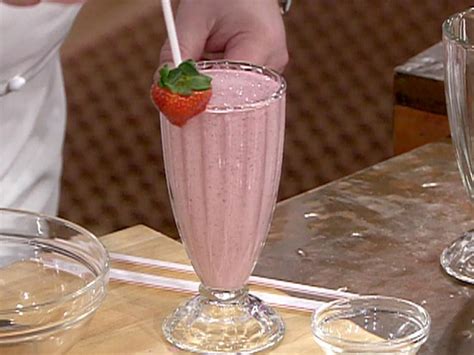 fresh-strawberry-milkshakes-recipe-food-network image