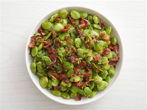 sauteed-lima-beans-with-bacon-recipe-food-network image
