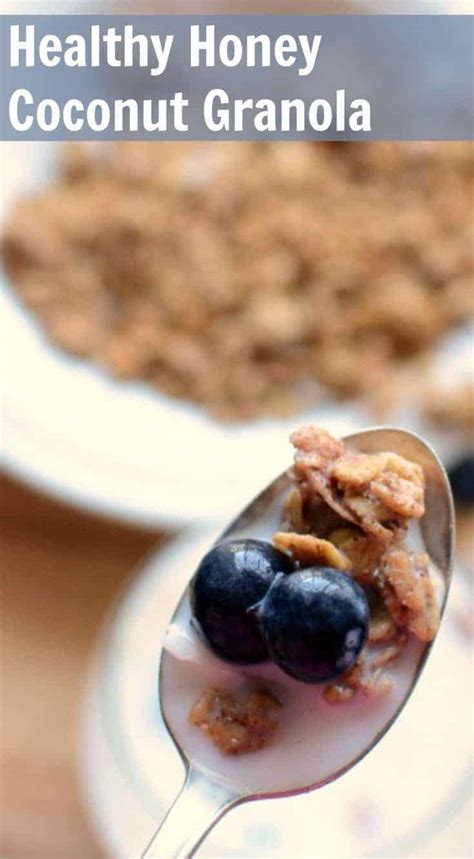 honey-coconut-granola-recipe-healthy-breakfast-idea image