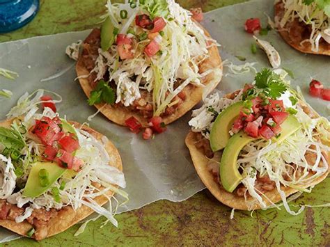 chicken-tostadas-recipe-food-network-kitchen-food image