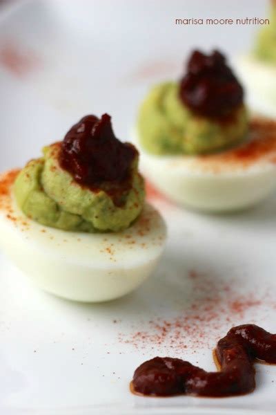 harissa-avocado-deviled-eggs-marisa-moore-nutrition image