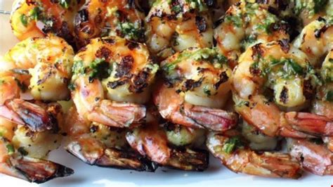 chef-johns-grilled-garlic-and-herb-shrimp-allrecipes image