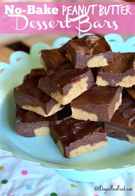 no-bake-peanut-butter-dessert-bars-recipe-100-days image