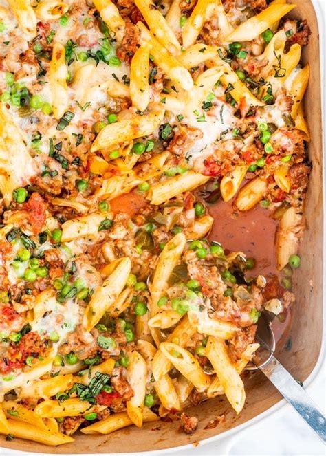 baked-penne-with-italian-sausage-jo-cooks image