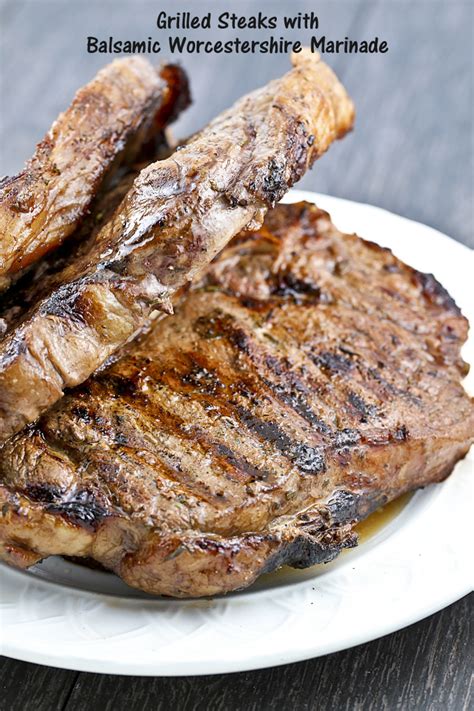 grilled-steaks-with-balsamic-worcestershire-marinade image