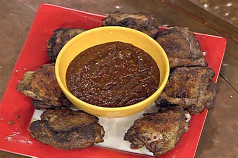 jamaican-jerked-chicken-with-barbecue-sauce-food image