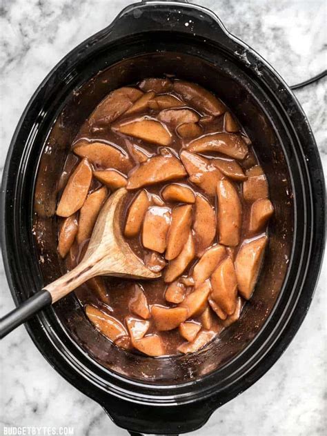 slow-cooker-hot-buttered-apples-step-by-step-photos image
