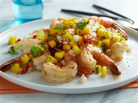 grilled-shrimp-with-mango-lime-and-radish-salsa-food image