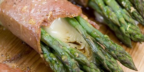 planked-asparagus-bundles-with-cheese-prosciutto image