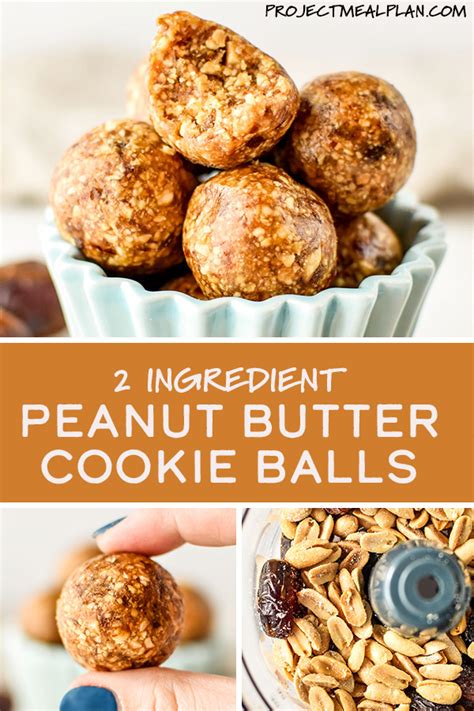 2-ingredient-peanut-butter-cookie-balls-project-meal-plan image