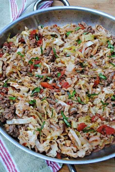 italian-ground-beef-and-cabbage-skillet-eat-well image