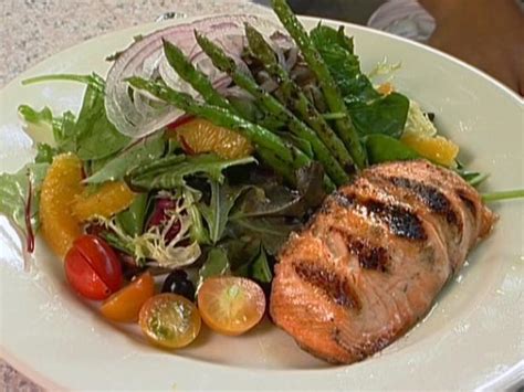 grilled-salmon-salad-recipe-rachael-ray-food-network image