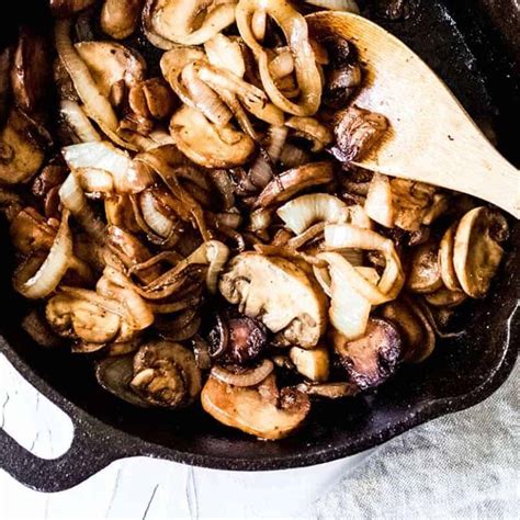 sauted-mushrooms-and-onions-sunday-supper image