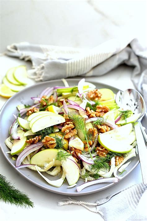 fennel-apple-salad-delightful-mom-food image