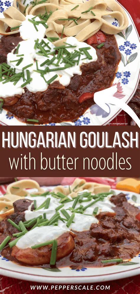 hungarian-goulash-with-homemade-butter-noodles image