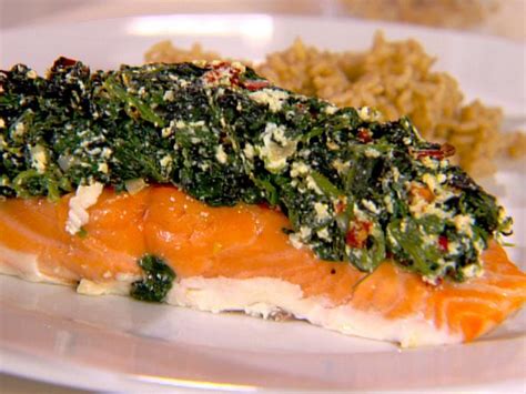 salmon-florentine-recipe-ellie-krieger-food-network image